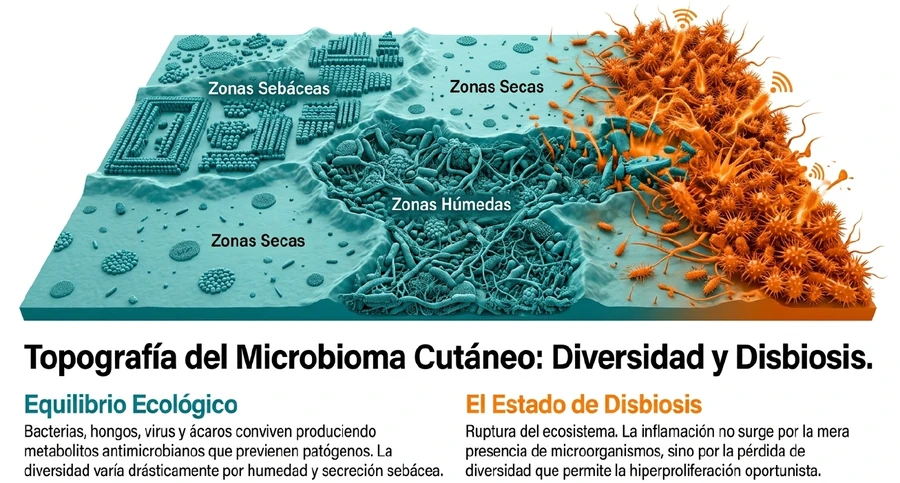 Barrera epidérmica Comparación entre barrera cutánea íntegra y piel con alteración de la función barrera