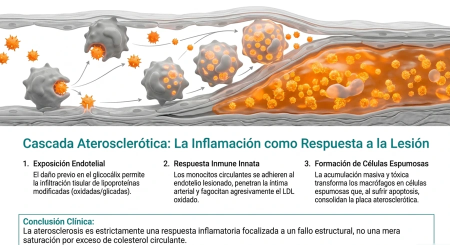 Comparación visual entre glucocálix vascular íntegro y alterado