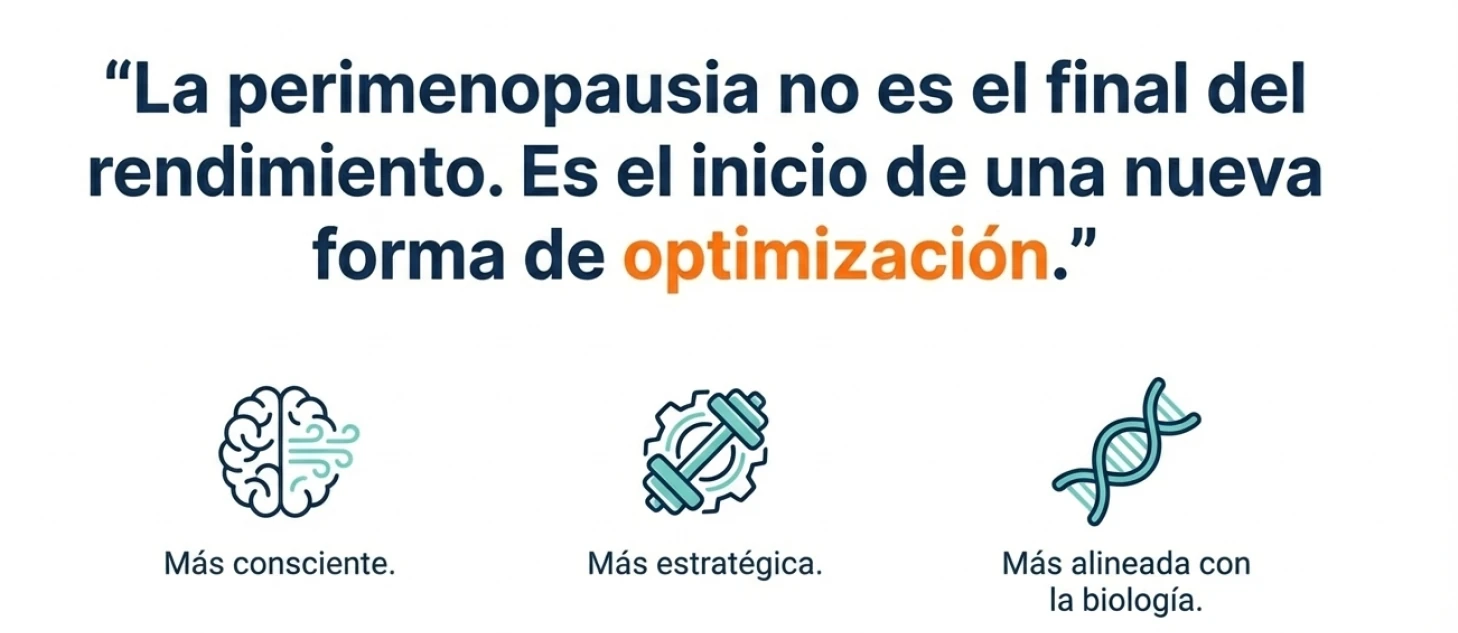 Salud deportiva en la perimenopausia y adaptación hormonal