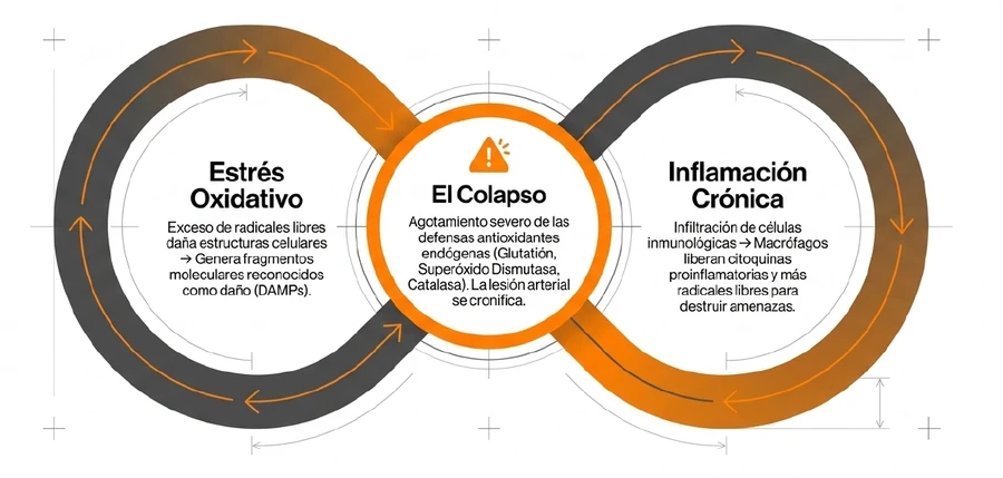 Plomo y rigidez Representación conceptual del plomo y la rigidez arterial