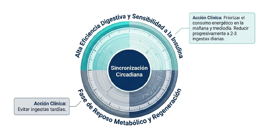 Ritmos circadianos y nutrición Relación entre sincronización circadiana, sensibilidad a la insulina y función digestiva